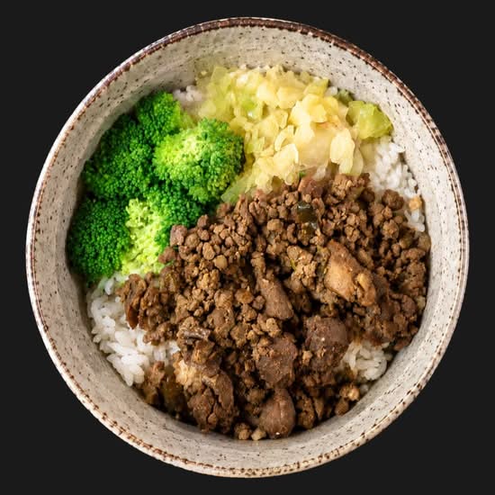Small Minced Pork Rice Bowl 小瓜仔肉飯